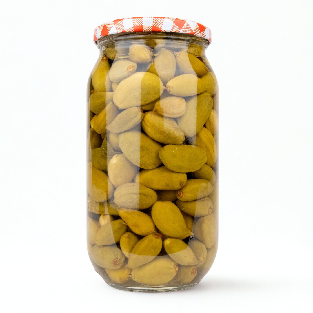 Badem Çağlası Turşusu – Gaziantep Usulü Çıtır Lezzet | Ali Fermante 1000 CC Cam Kavanoz