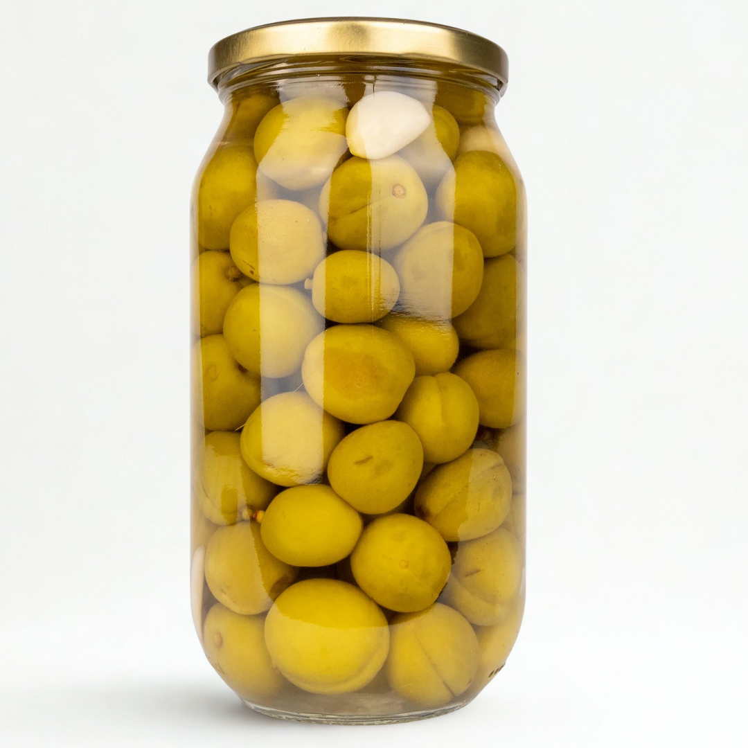 Kayısı Çağlası Turşusu – Antep Usulü Çıtır ve Ekşi Lezzet | Ali Fermante 1000 CC Cam Kavanoz