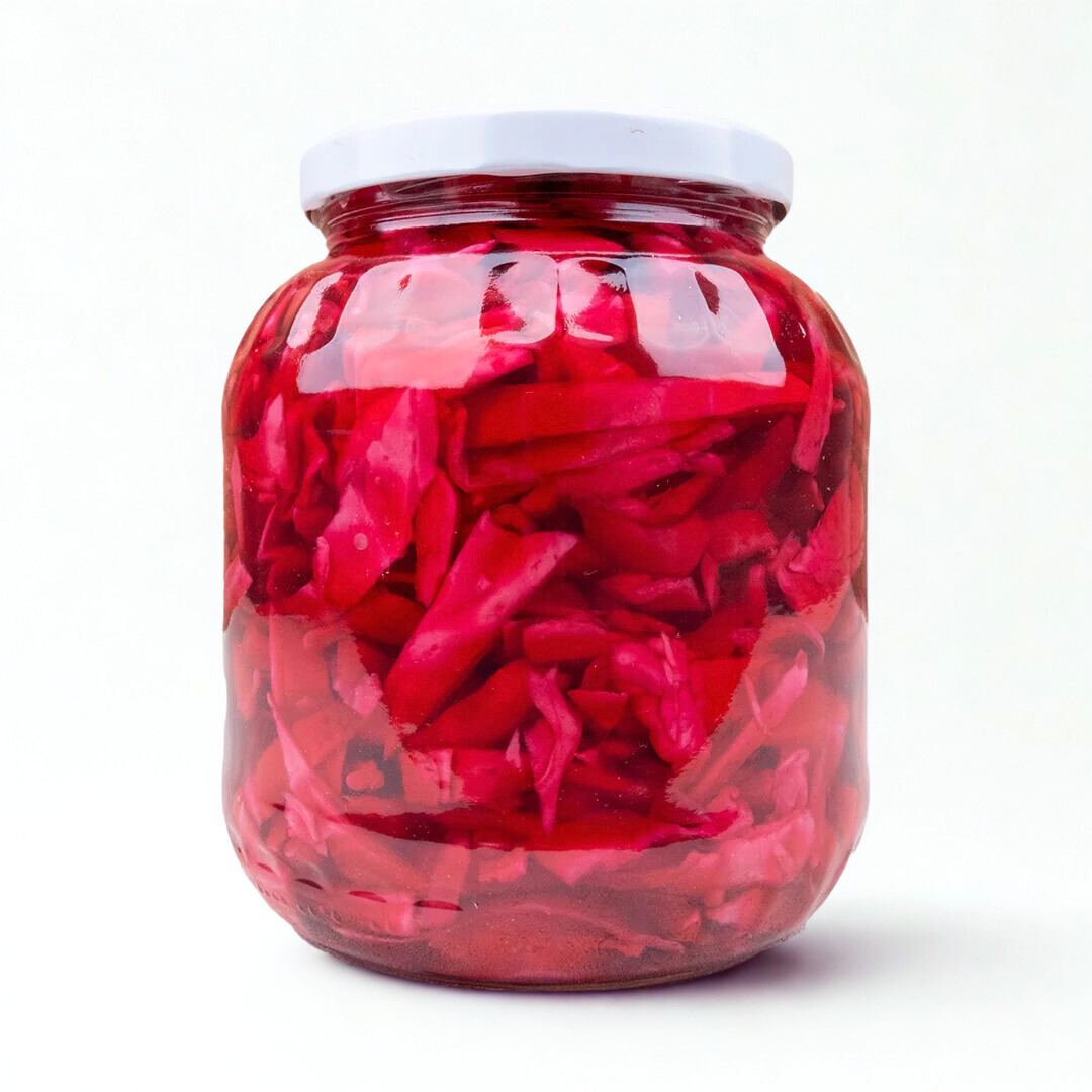 Kırmızı Lahana Turşusu – Doğal & Gaziantep Usulü | Ali Fermante 1700 CC Cam Kavanoz