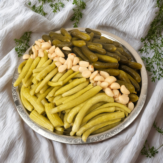 Acur Kornişon Karışık Turşu – Gaziantep Usulü Çıtır Lezzet | Ali Fermante 5 L Pet Kavanoz