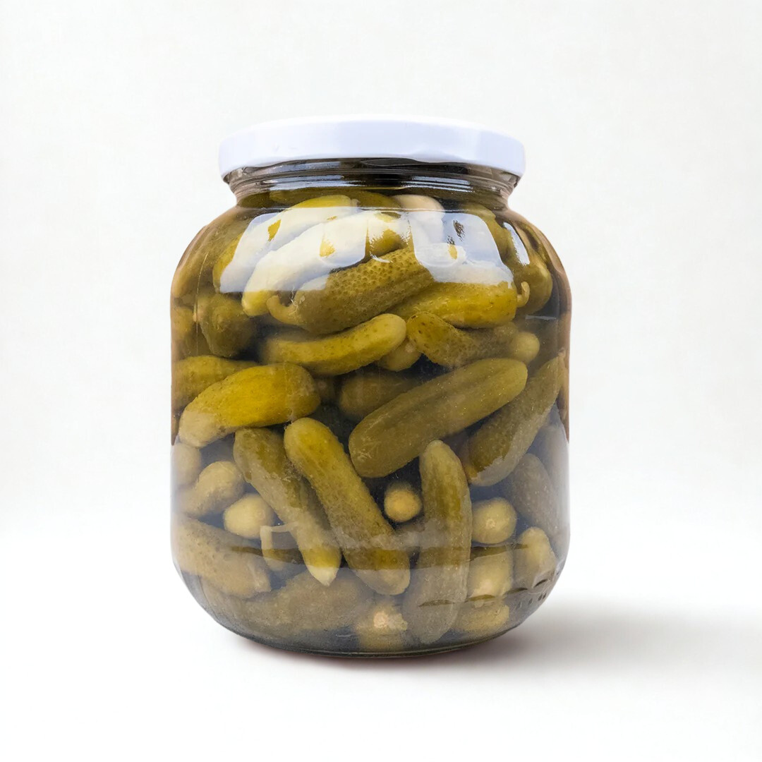 Kornişon Turşusu – Gaziantep Usulü Çıtır & Doğal | Ali Fermante 1700 CC Cam Kavanoz