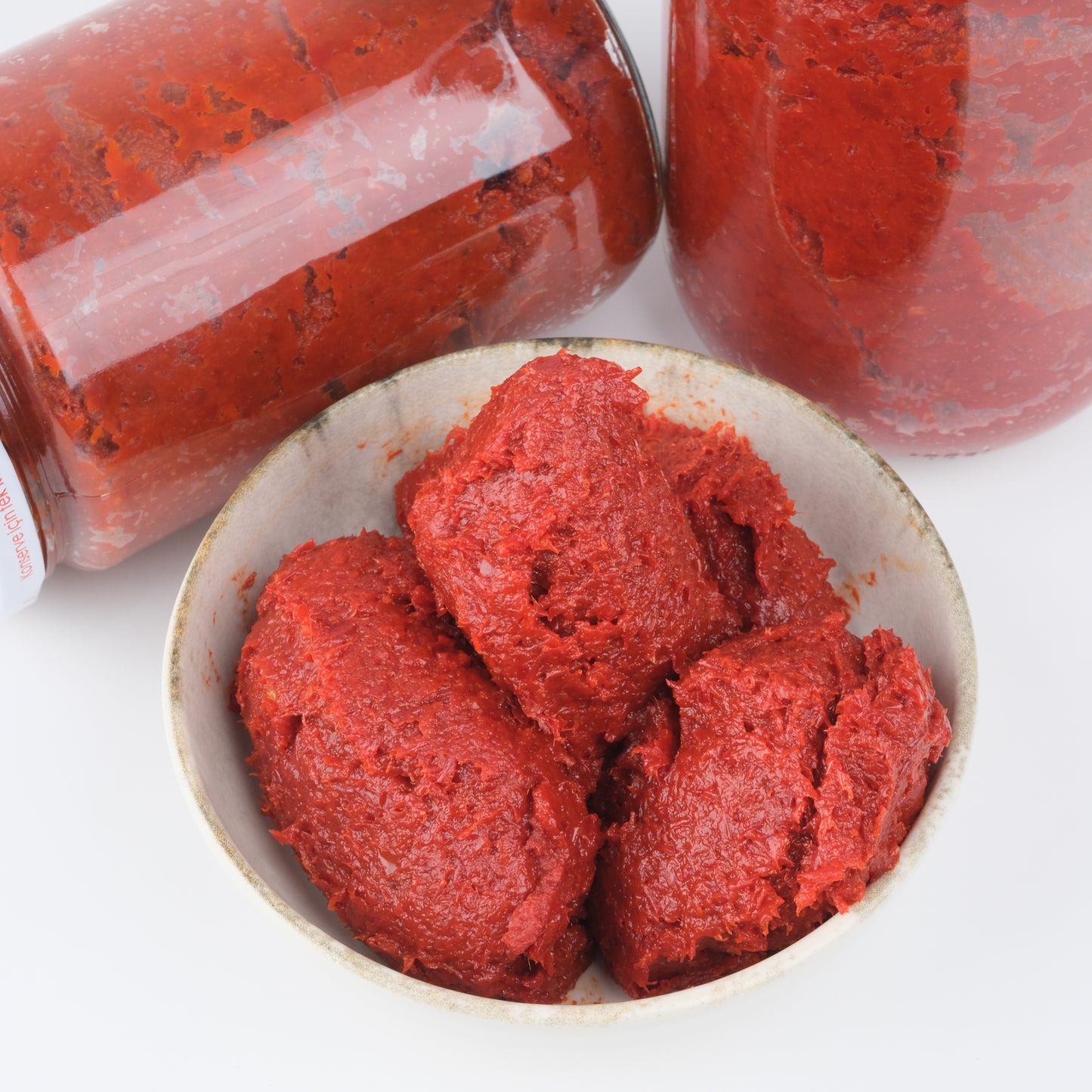 Acı Biber - Domates Karışık Salçası Güneşte Kurutulmuş Ev Yapımı 1,1 kg