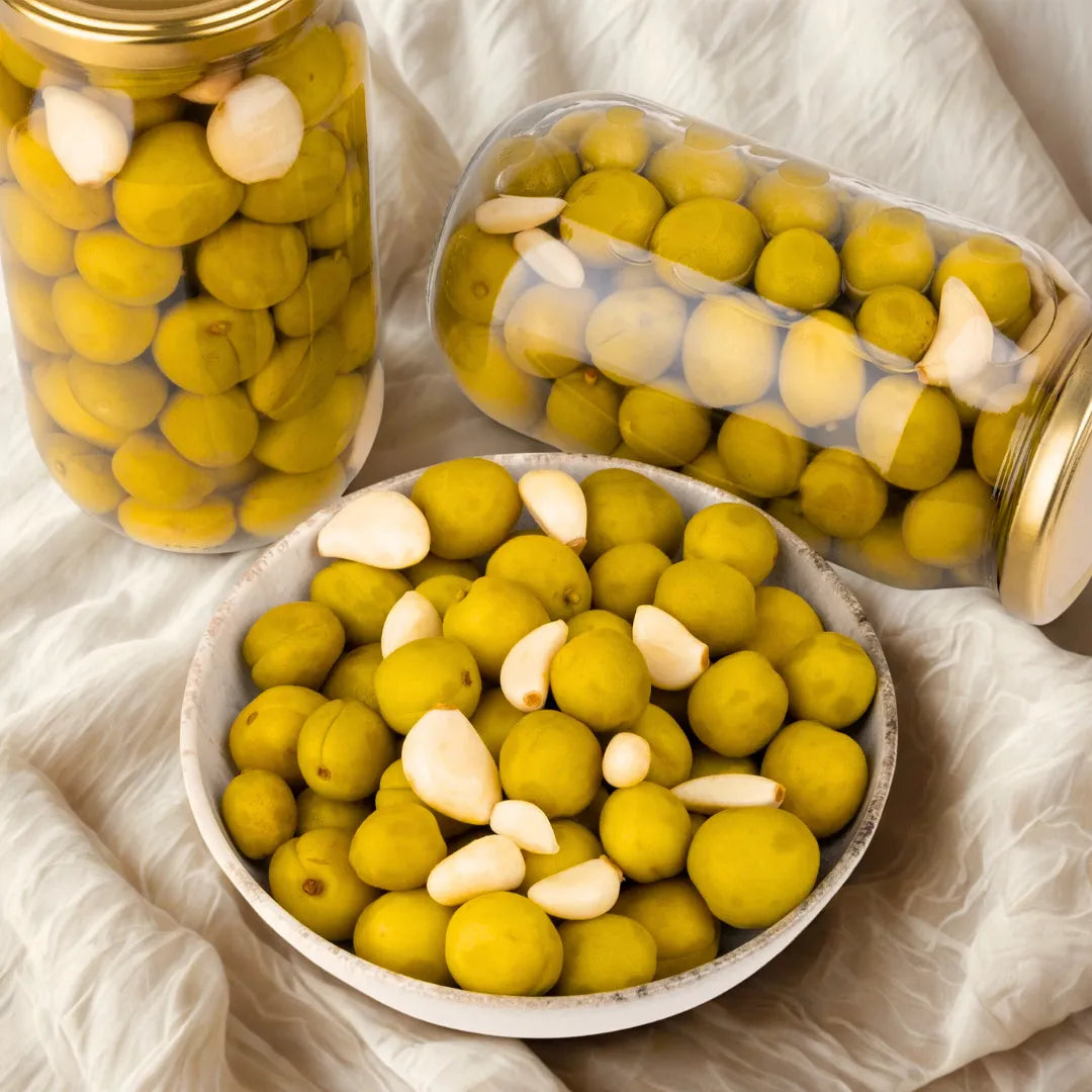 Kayısı Çağlası Turşusu – Antep Usulü Çıtır ve Ekşi Lezzet | Ali Fermante 1000 CC Cam Kavanoz