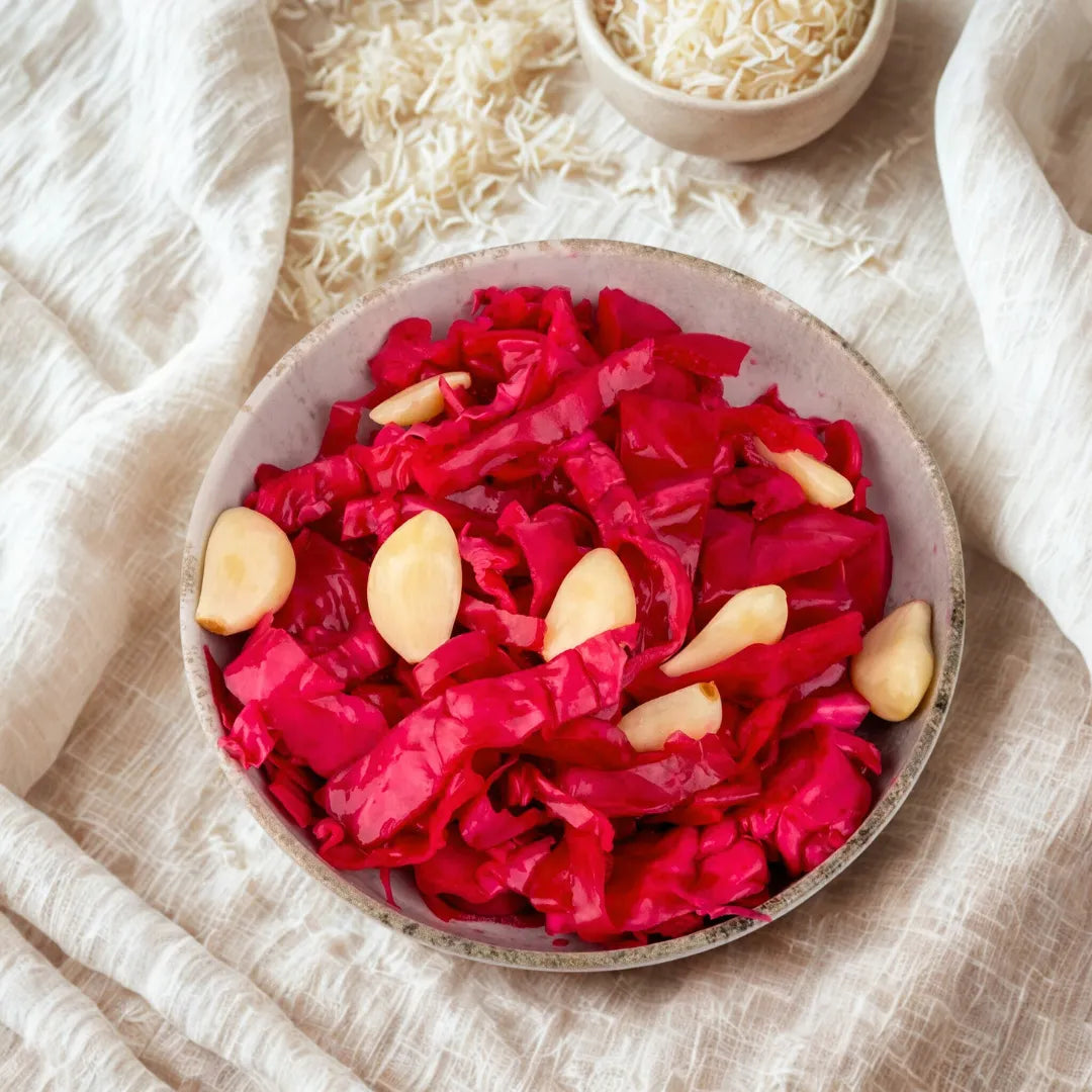 Kırmızı Lahana Turşusu – Gaziantep Usulü Çıtır & Canlı Renk | Ali Fermante 5 Litre Pet Kavanoz