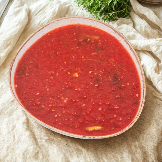 Zeytinyağlı Domates Turşusu (Az Acılı) – Antep Usulü Kütür Lezzet | Ali Fermante 1000 CC Cam Kavanoz