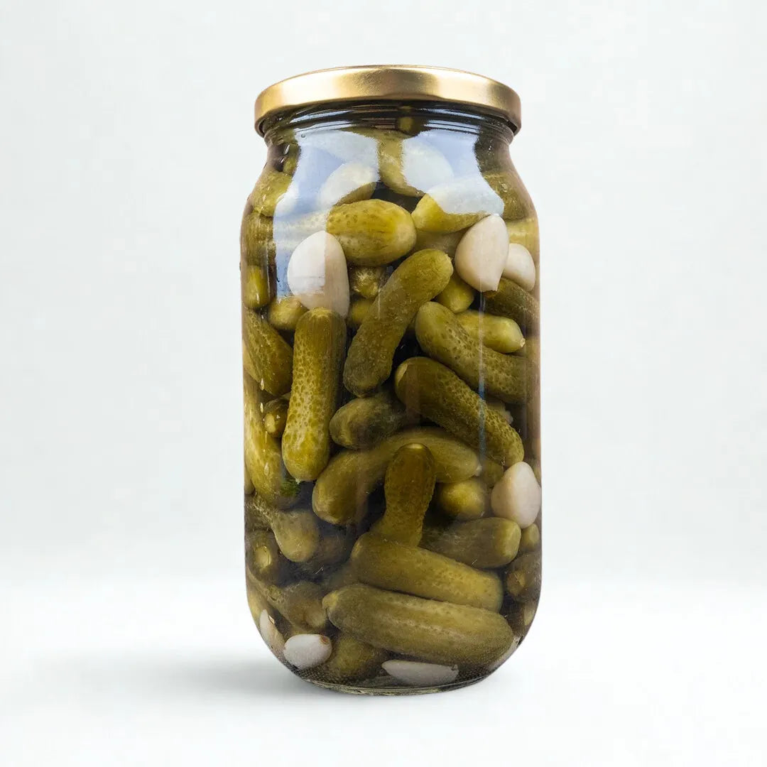 Kornişon Turşusu – Gaziantep Usulü Çıtır & Doğal | Ali Fermante 1000 CC Cam Kavanoz