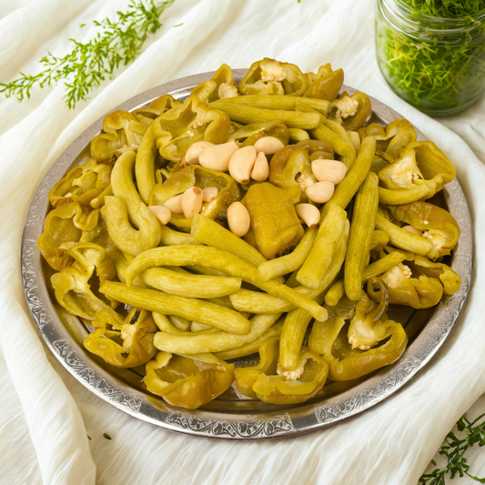 Acur Acı Biber Karışık Turşu – Gaziantep Usulü Çıtır & Acılı | Ali Fermante 5 Litre Pet Kavanoz