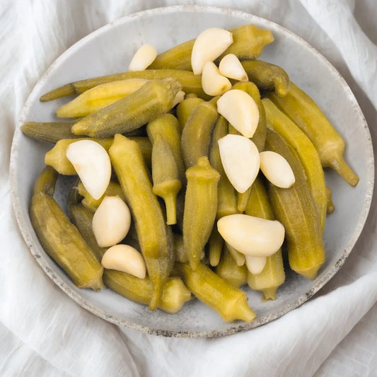 Bamya Turşusu – Gaziantep Usulü Çıtır & Doğal | Ali Fermante 1000 CC Cam Kavanoz