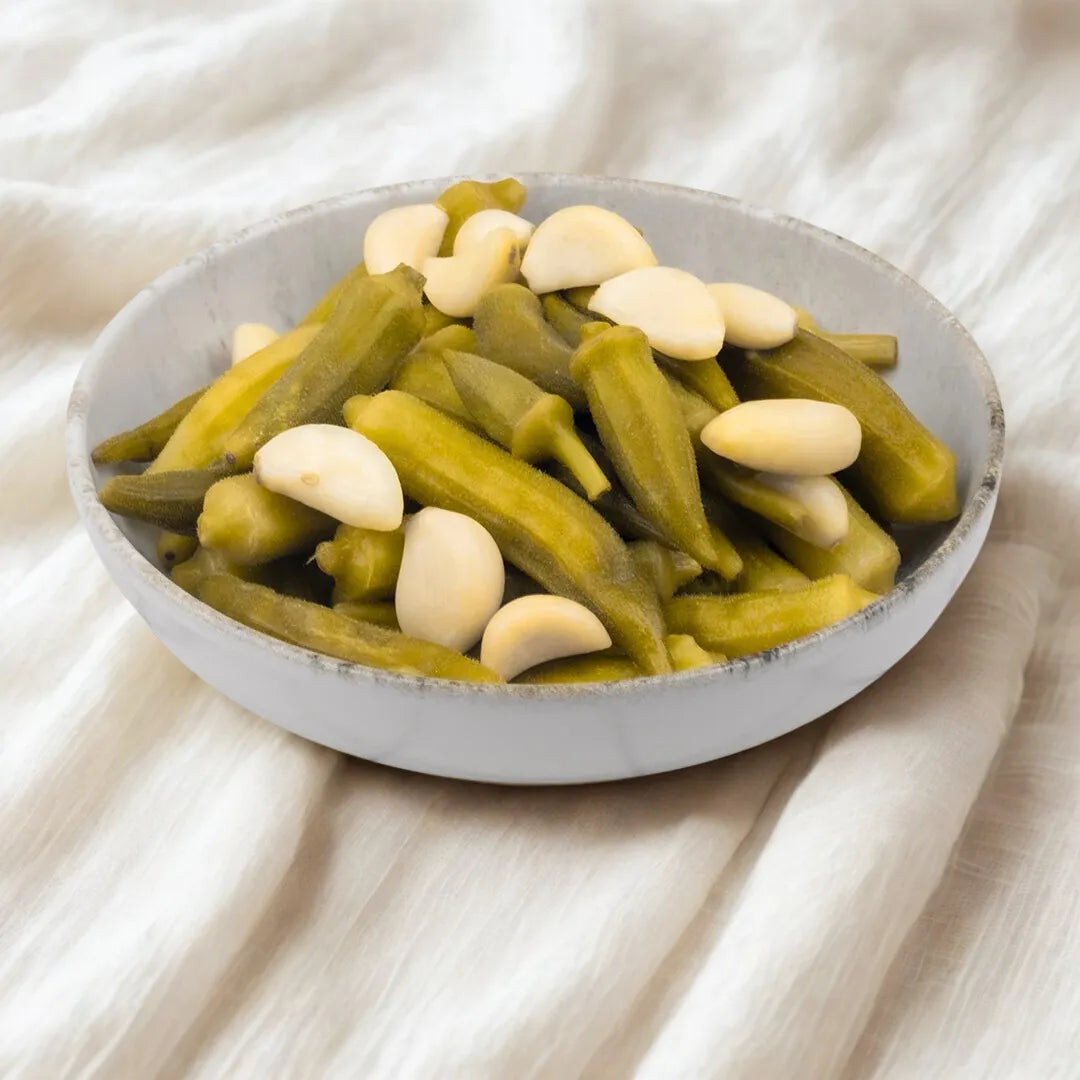 Bamya Turşusu – Gaziantep Usulü Çıtır & Doğal | Ali Fermante 1000 CC Cam Kavanoz