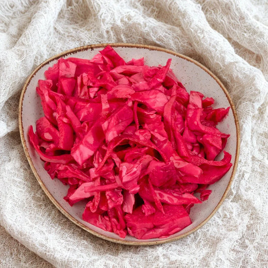 Kırmızı Lahana Turşusu – Gaziantep Usulü Çıtır & Canlı Renk | Ali Fermante 5 Litre Pet Kavanoz