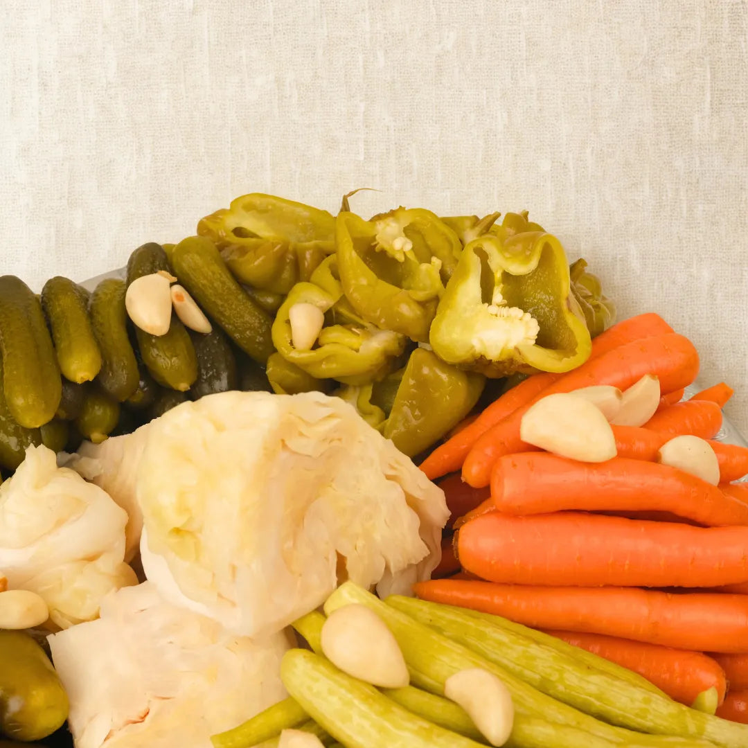 Gaziantep Usulü Çıtır Acılı Karışık Turşu | Ali Fermante 5 Litre Pet Kavanoz