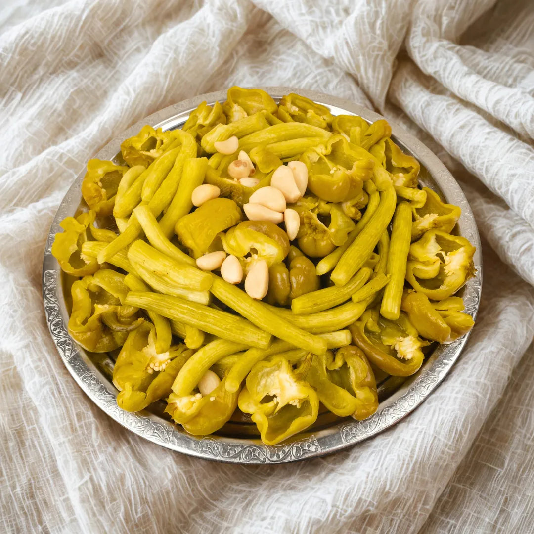 Acur Acı Biber Karışık Turşu – Gaziantep Usulü Çıtır & Acılı | Ali Fermante 5 Litre Pet Kavanoz