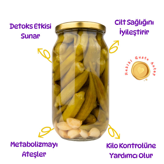 Bamya Turşusu Gaziantep Usulü 1000cc