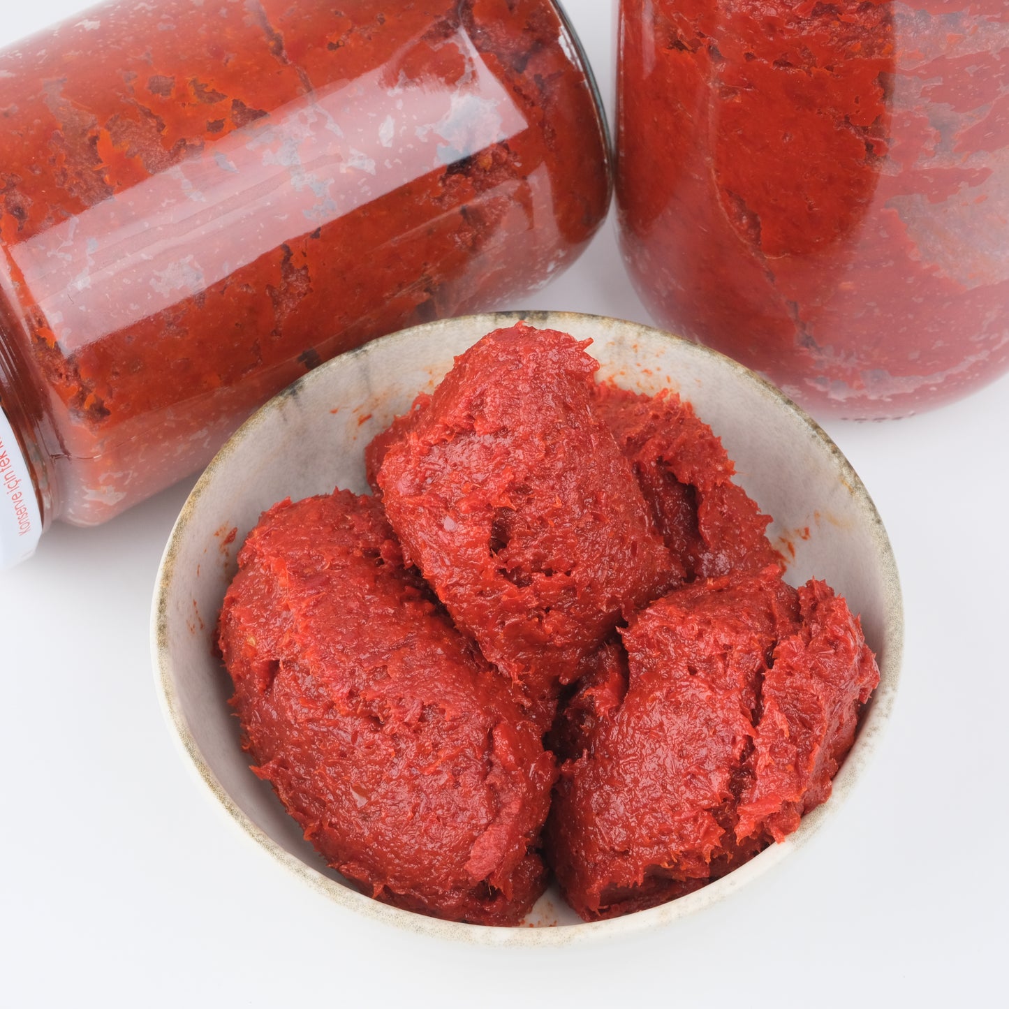 Acı Biber Salçası Güneşte Kurutulmuş Ev Yapımı 1,1 kg