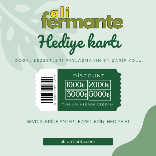 Ali Fermante Dijital Hediye Kartı – Doğal Lezzetler Sofraya Gelsin