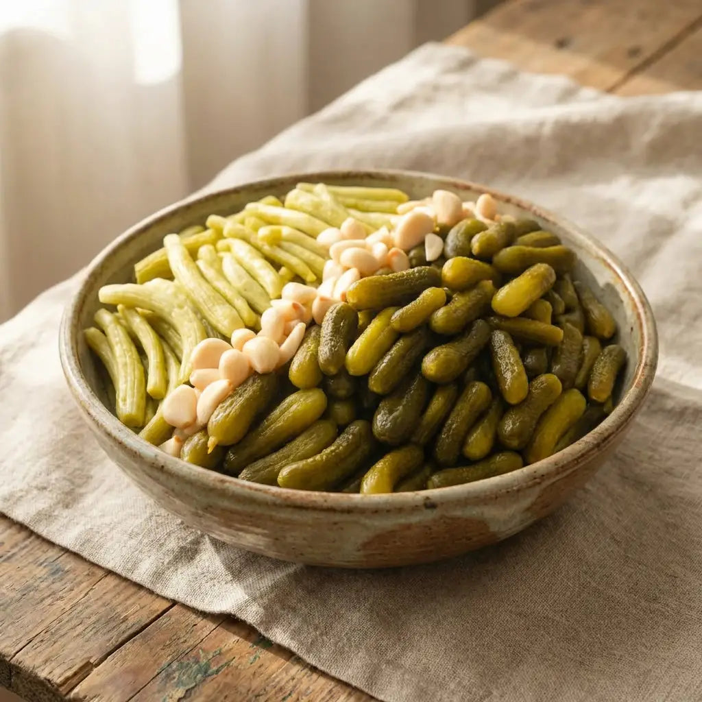 Ali Fermante Antep Usulü Acur Kornişon Karışık Turşu | Kütür Kütür Doğal Lezzet (5 L Pet)