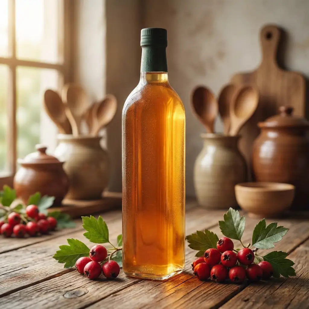 Ali Fermante Doğal Alıç Sirkesi | Geleneksel Fermente Lezzet (500 ml)