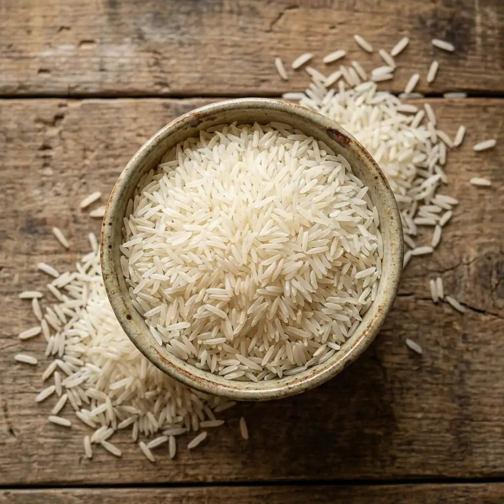 Ali Fermante Doğal Basmati Pirinç | İnce Uzun Taneli, Sağlıklı ve Lüks (1 Kg)