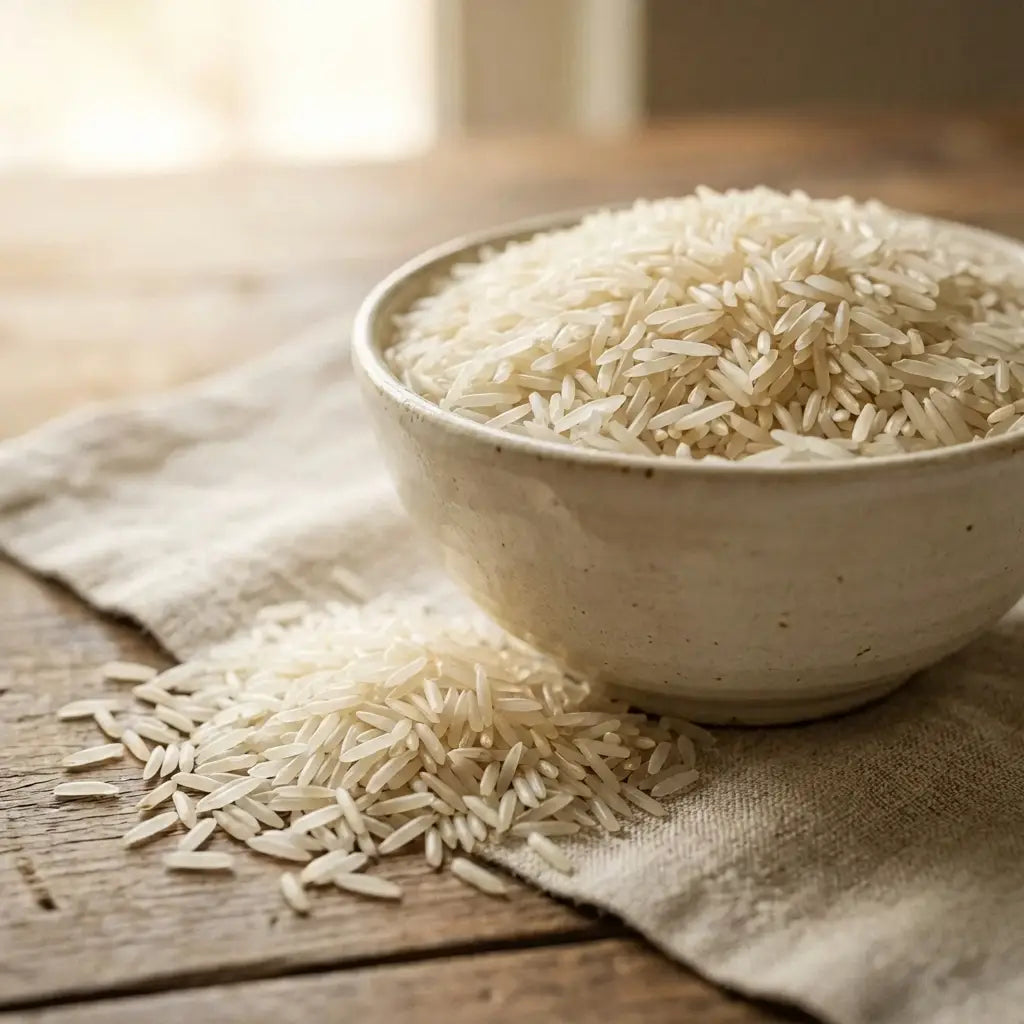 Ali Fermante Doğal Basmati Pirinç | İnce Uzun Taneli, Sağlıklı ve Lüks (1 Kg)