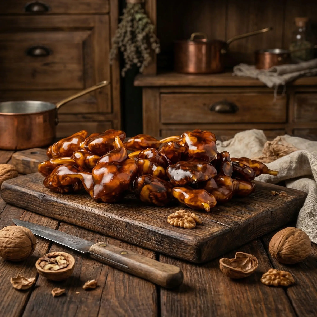 Ali Fermante Doğal Cevizli Sucuk | Katkısız Pekmezli Geleneksel Lezzet (500 Gr) – görsel 3