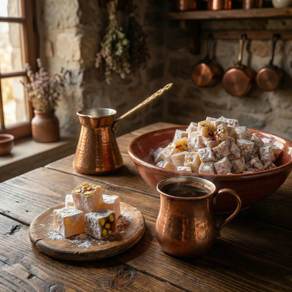 Ali Fermante Çifte Kavrulmuş Fıstıklı Lokum | Gaziantep Usulü Doğal Lezzet (500 Gr) – görsel 4