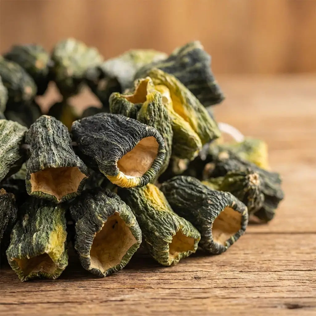 Ali Fermante Güneşte Kurutulmuş Dolmalık Acur Kurusu | Doğal Gaziantep Lezzeti (1 İp / 50 Adet)