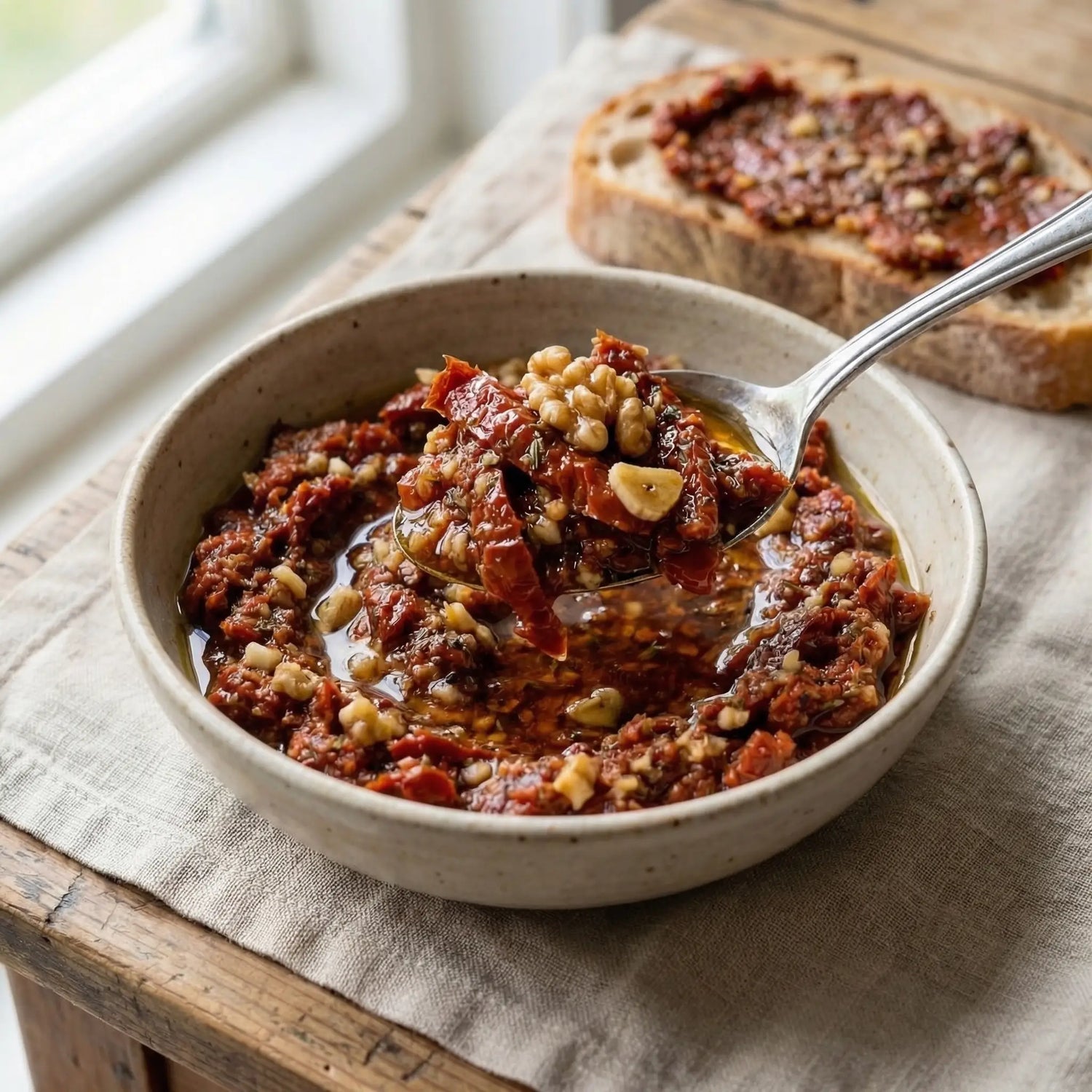 Geleneksel Doğal Cevizli Domates Ezmesi (Sürülebilir) | Ali Fermante (430cc)