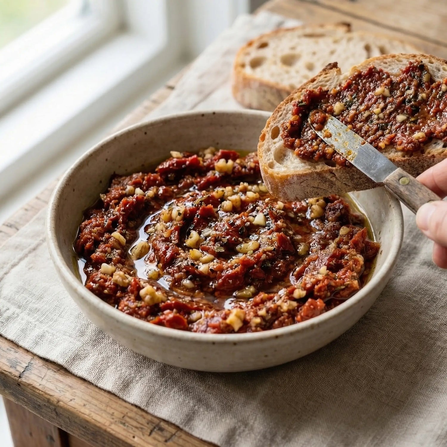 Geleneksel Doğal Cevizli Domates Ezmesi (Sürülebilir) | Ali Fermante (430cc)