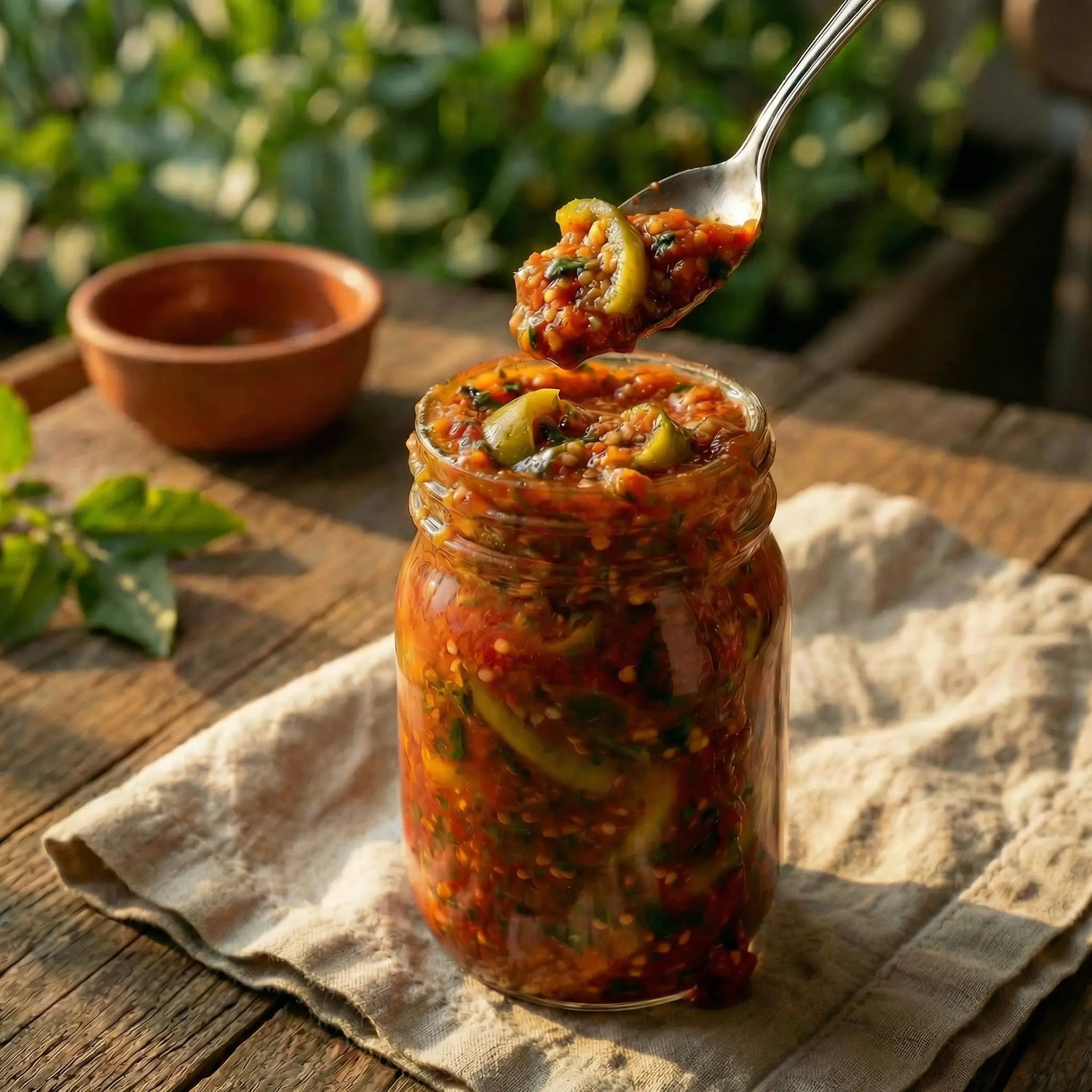 Ali Fermante Zeytinyağlı Domates Turşusu | Az Acılı, Antep Usulü Doğal Lezzet