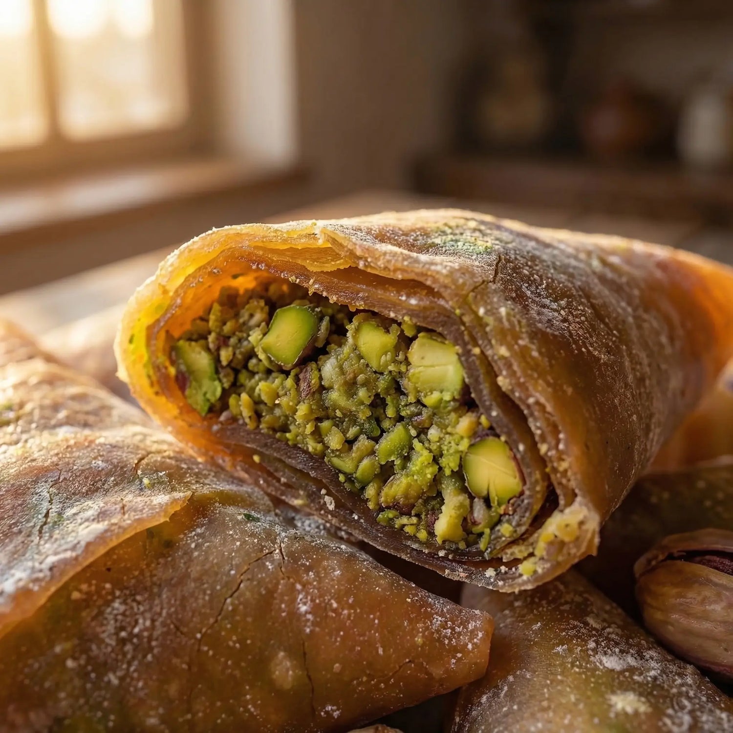 Gurme Üzüm Pekmezli Muska | Bol Antep Fıstıklı, Geleneksel Lüks Lezzet (500 Gr)