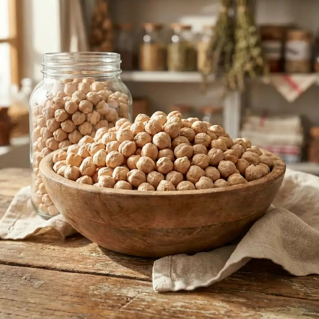 Ali Fermante Duble İri Nohut | Doğal, Gurme ve Yüksek Proteinli (1 Kg)