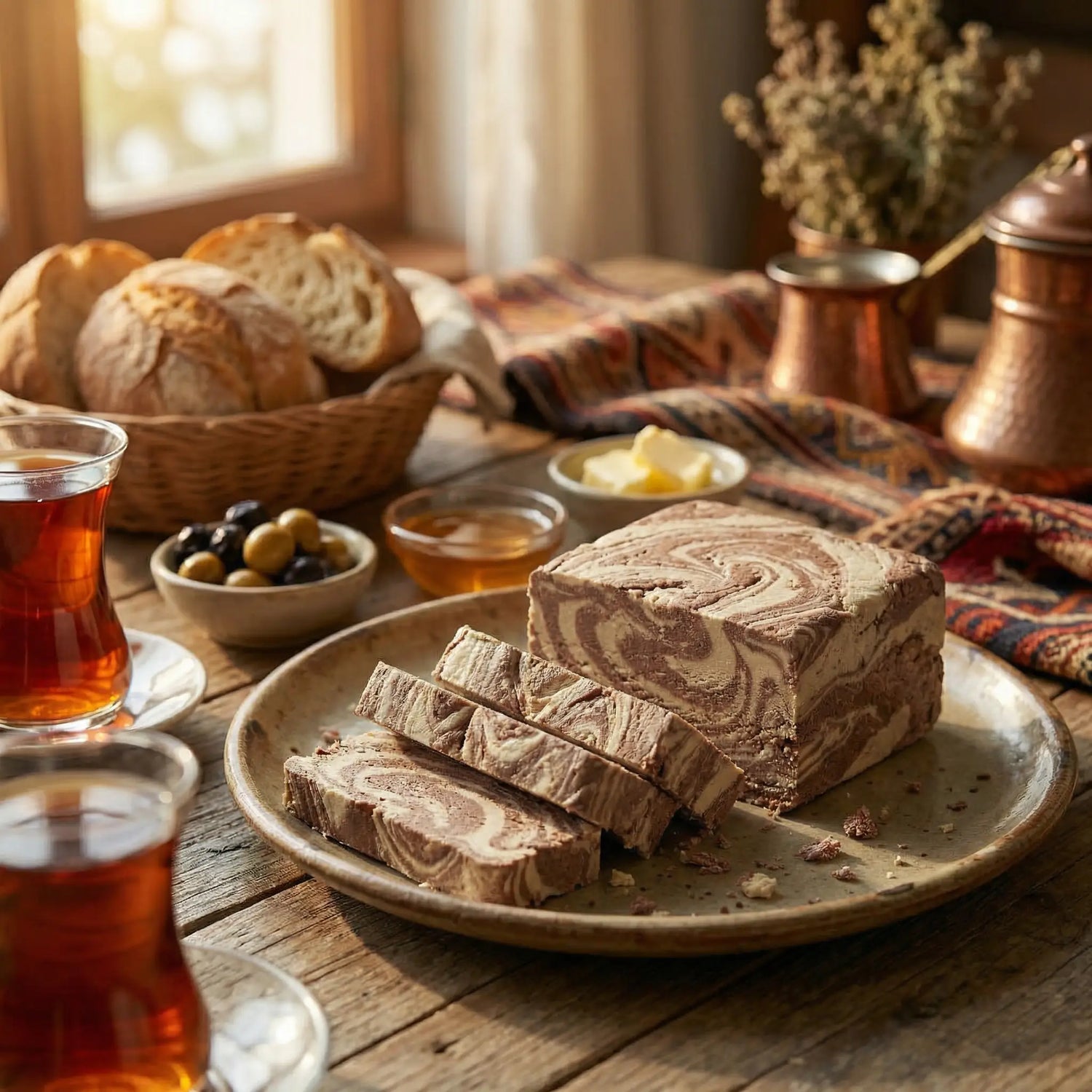 Ali Fermante Doğal Kakaolu Tahin Helvası | Geleneksel Gurme Lezzet (470 Gr)