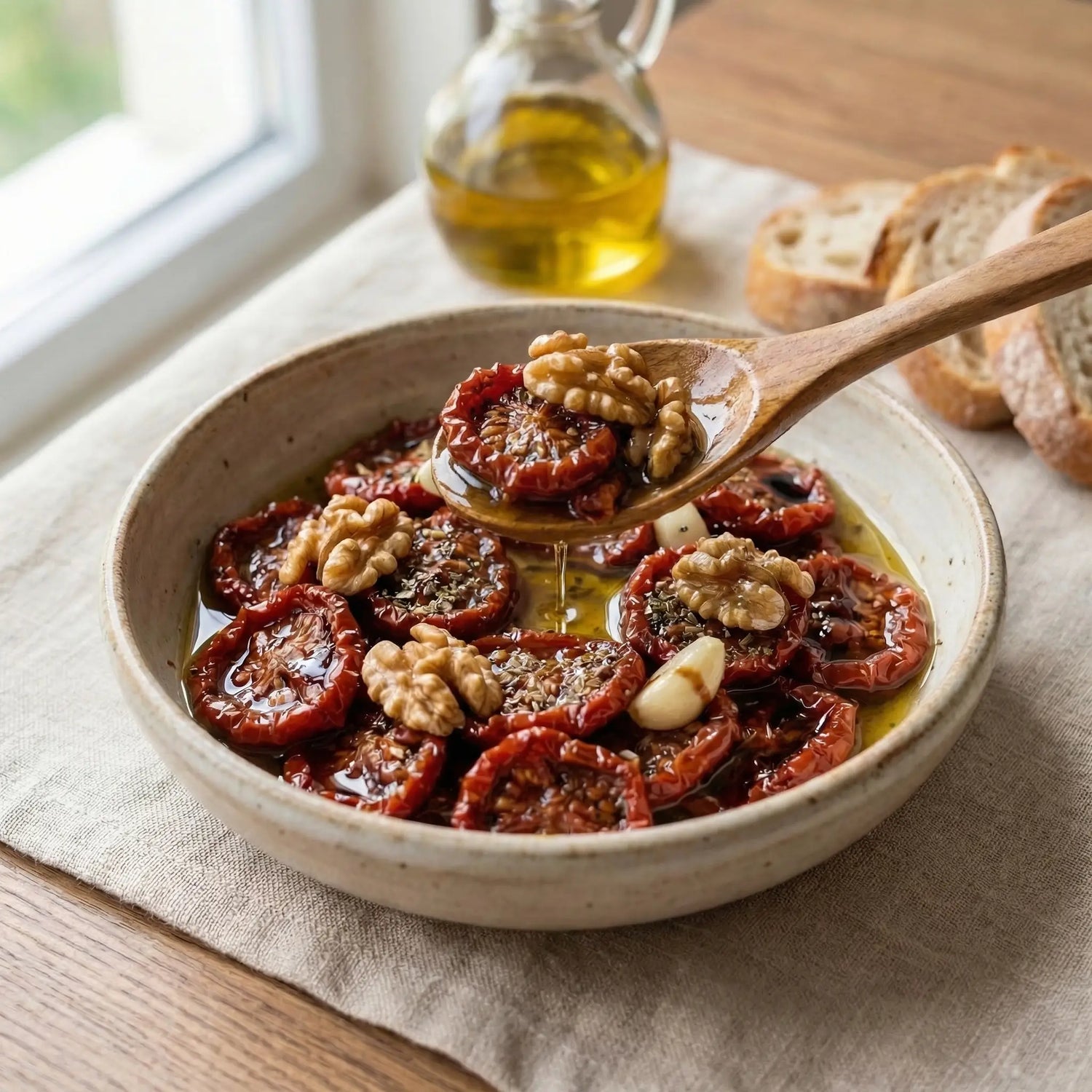 Ali Fermante Doğal Kuru Domates Mezesi | Zeytinyağlı Gurme Lezzet (430cc Cam Kavanoz)