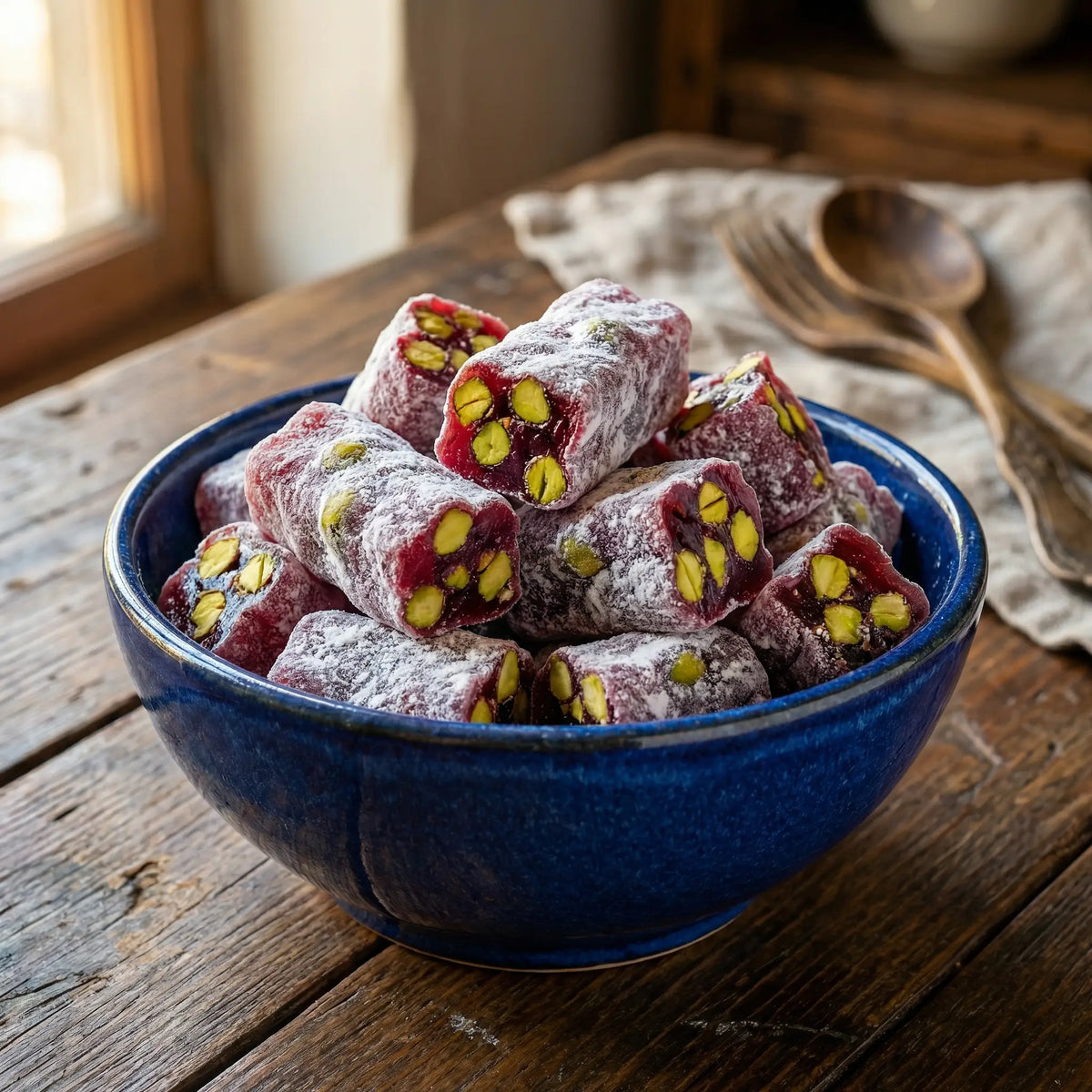 Narlı Fıstıklı Lokum 500 Gr | Ali Fermante Gurme Lezzet – görsel 4