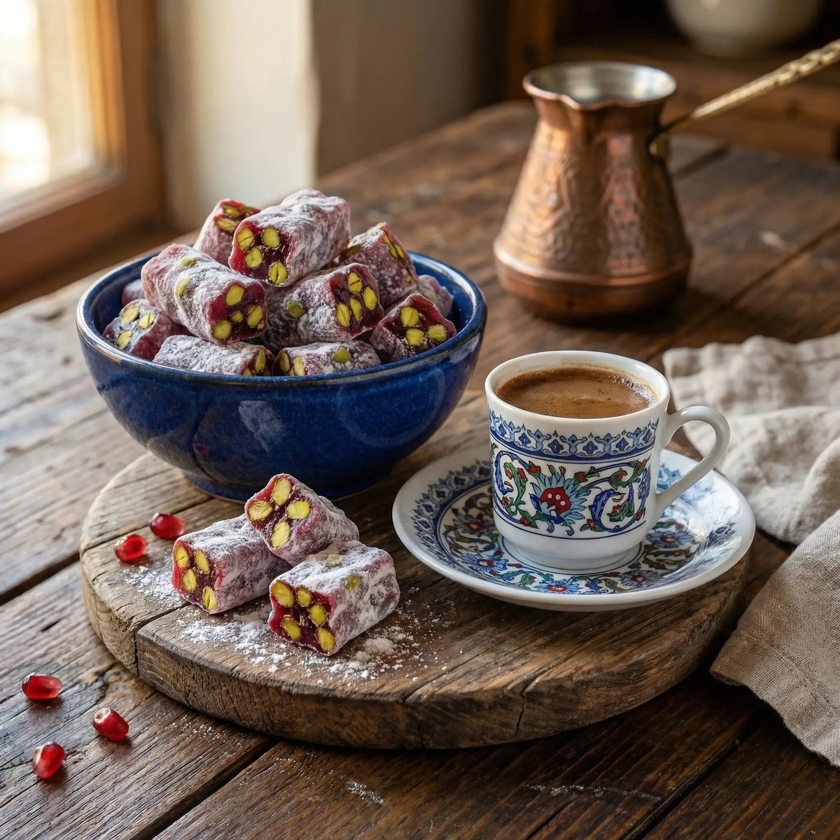 Narlı Fıstıklı Lokum 500 Gr | Ali Fermante Gurme Lezzet – görsel 5