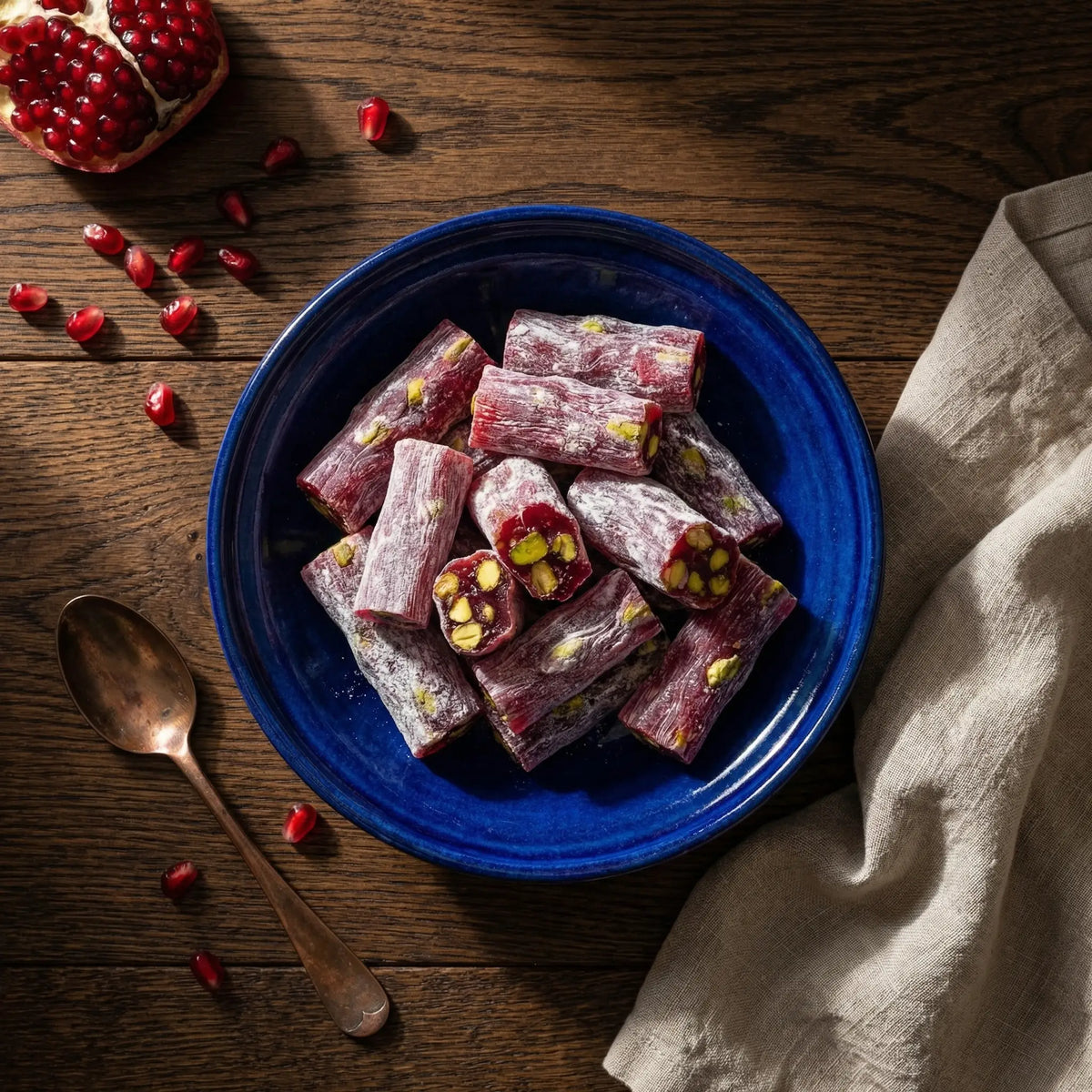 Narlı Fıstıklı Lokum 500 Gr | Ali Fermante Gurme Lezzet – görsel 7
