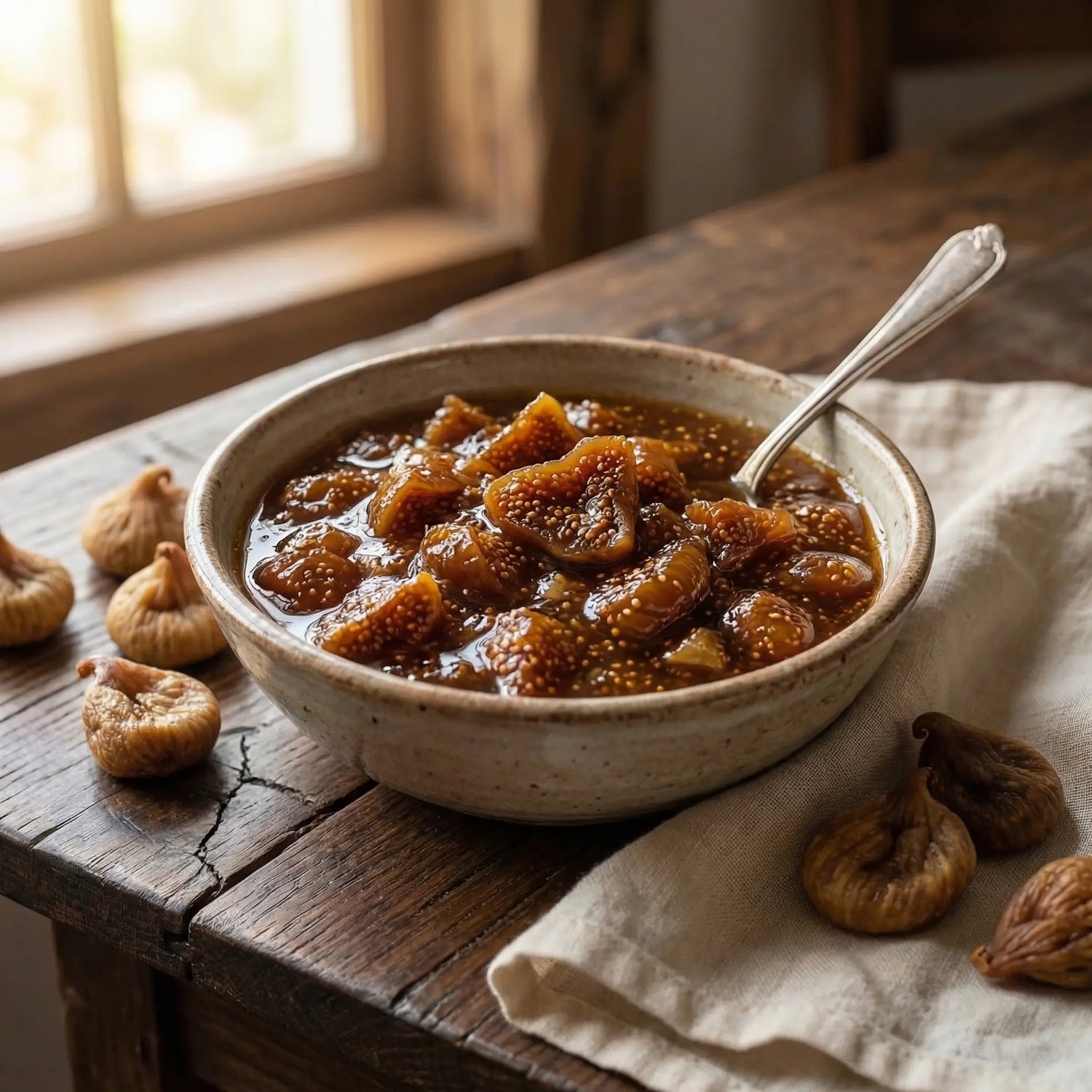 Ali Fermante Doğal Kuru İncir Reçeli | Sade ve Gurme Lezzet (430cc Cam Kavanoz)