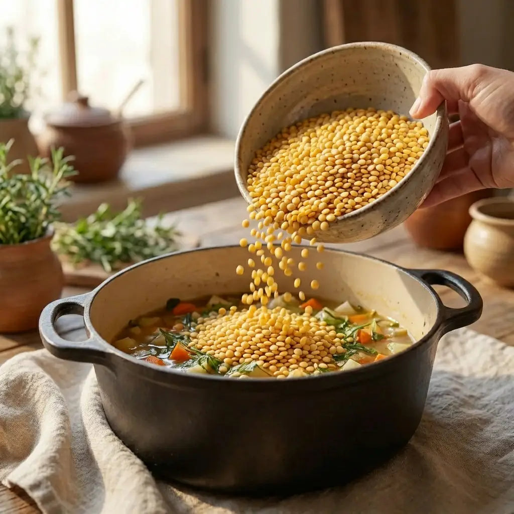 Ali Fermante Doğal Sarı Mercimek | Hızlı Pişen Gurme Lezzet (1 Kg)