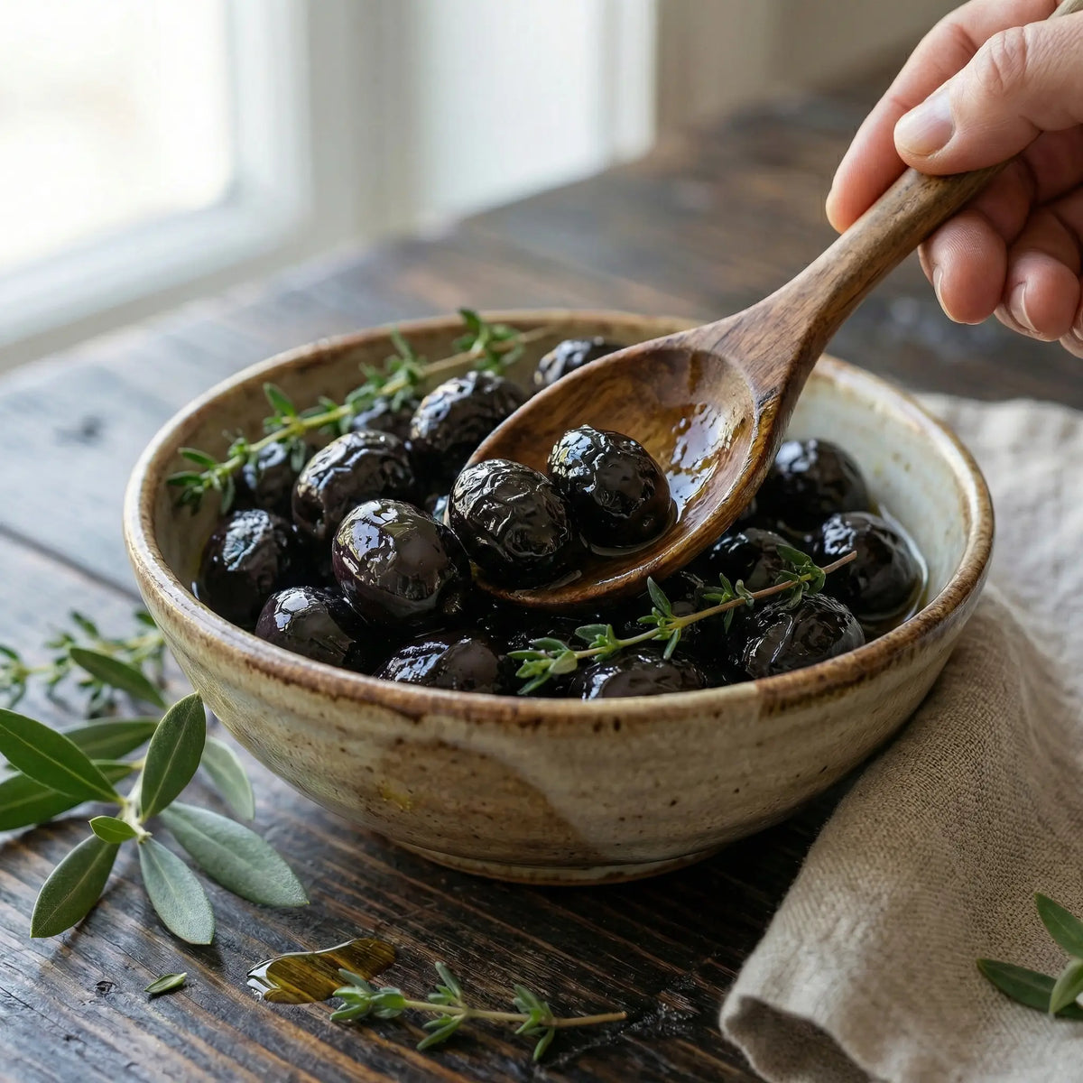Ali Fermante Doğal Sele Zeytin | Kilis'ten Gurme Siyah Zeytin (670 Gr) – görsel 3