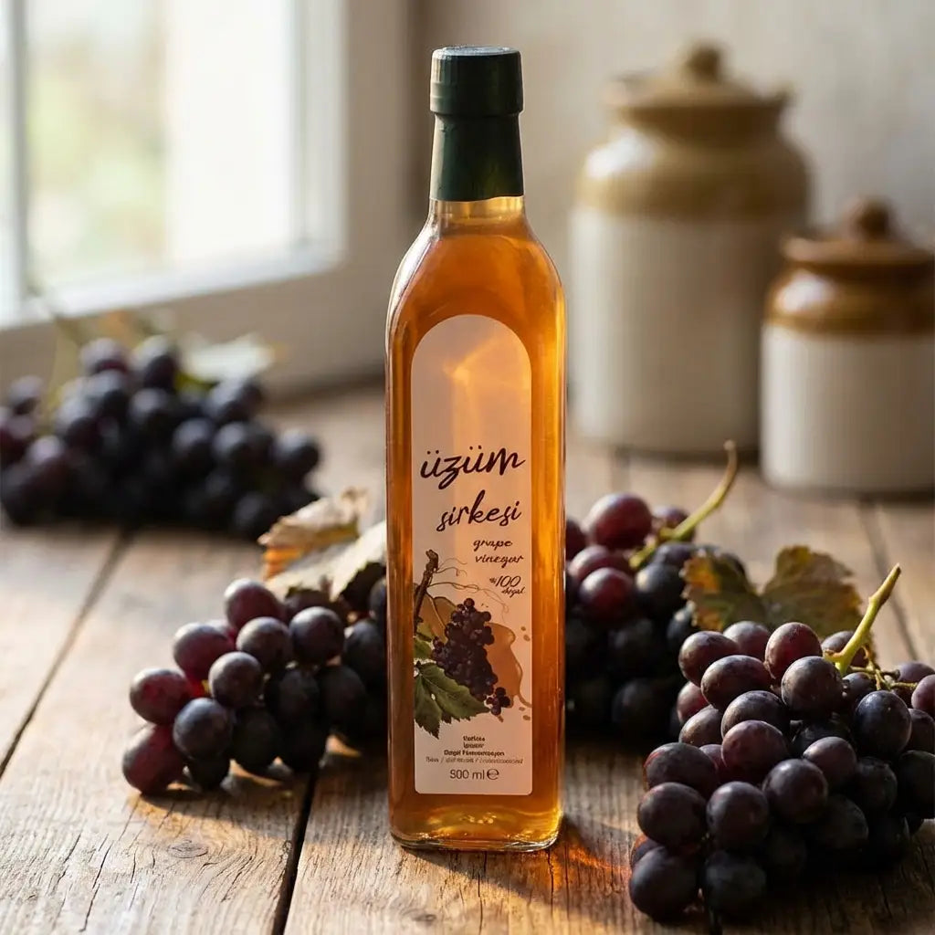 Ali Fermante Doğal Üzüm Sirkesi | Geleneksel Fermente Lezzet (500 ml) – görsel 3